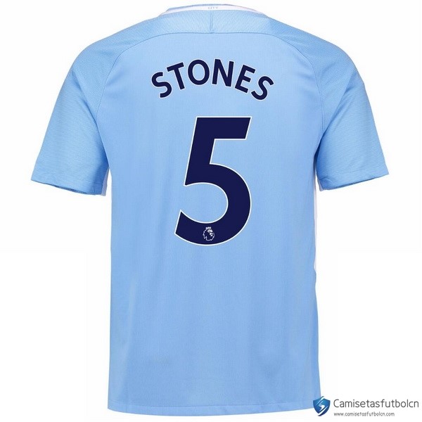 Camiseta Manchester City Primera equipo Stones 2017-18